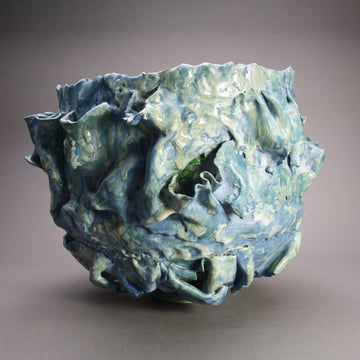 Heather Waugh Pitts artwork 'Seaweed Bowl: Ocean Shore' at Gallery78 Fredericton, New Brunswick