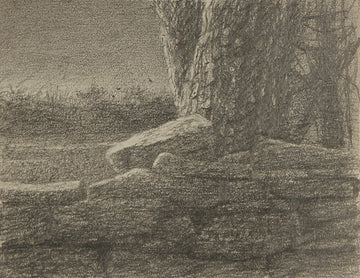 David McKay artwork 'Preliminary Drawing for Dark Rocks' at Gallery78 Fredericton, New Brunswick