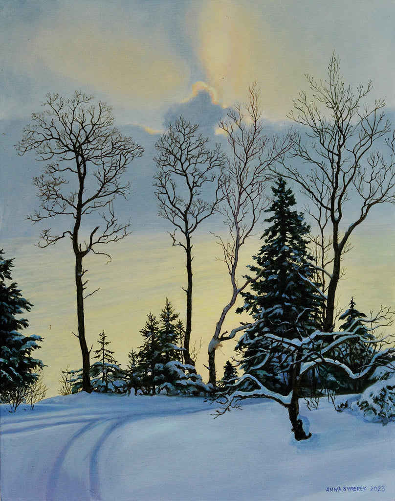 Anna Syperek artwork 'Morning has Broken' at Gallery78 Fredericton, New Brunswick