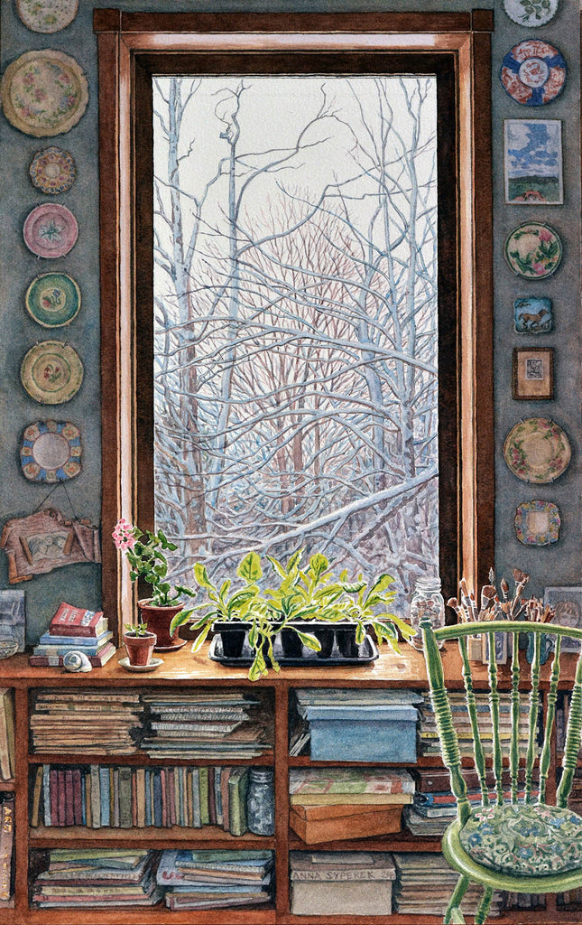 Anna Syperek artwork 'Studio Window' at Gallery78 Fredericton, New Brunswick