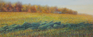 David McKay artwork 'Fallen Wall' at Gallery78 Fredericton, New Brunswick