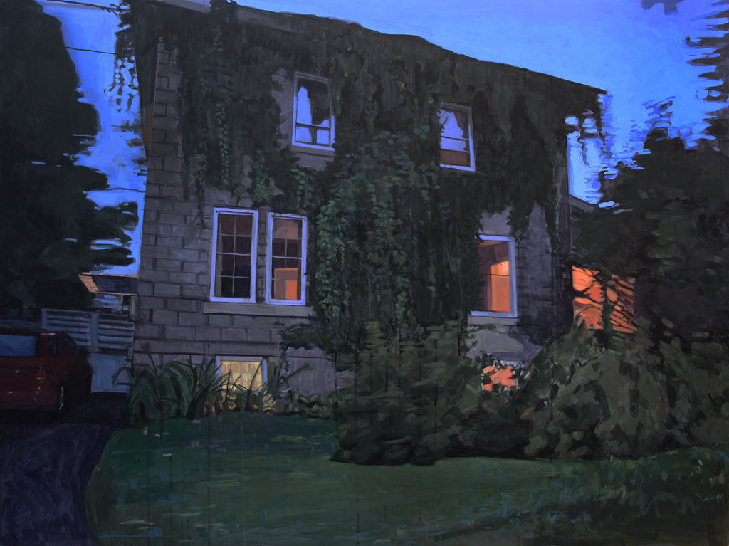 Sarah Sackville artwork 'Ivy House' at Gallery78 Fredericton, New Brunswick