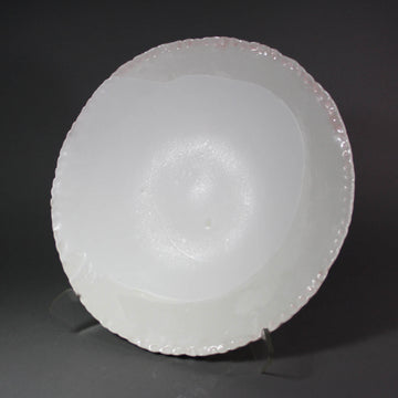 Heather Waugh Pitts artwork 'White Porcelain Plate with Pink' at Gallery78 Fredericton, New Brunswick