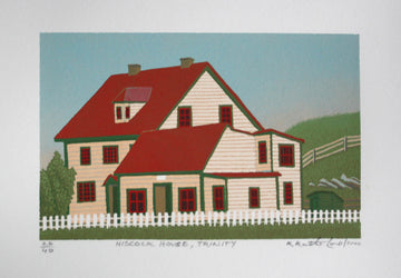 Robert Rutherford artwork 'Hiscock House Trinity' at Gallery78 Fredericton, New Brunswick