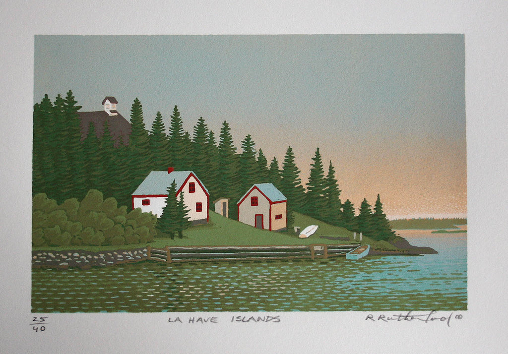 Robert Rutherford artwork 'La Have Islands' at Gallery78 Fredericton, New Brunswick