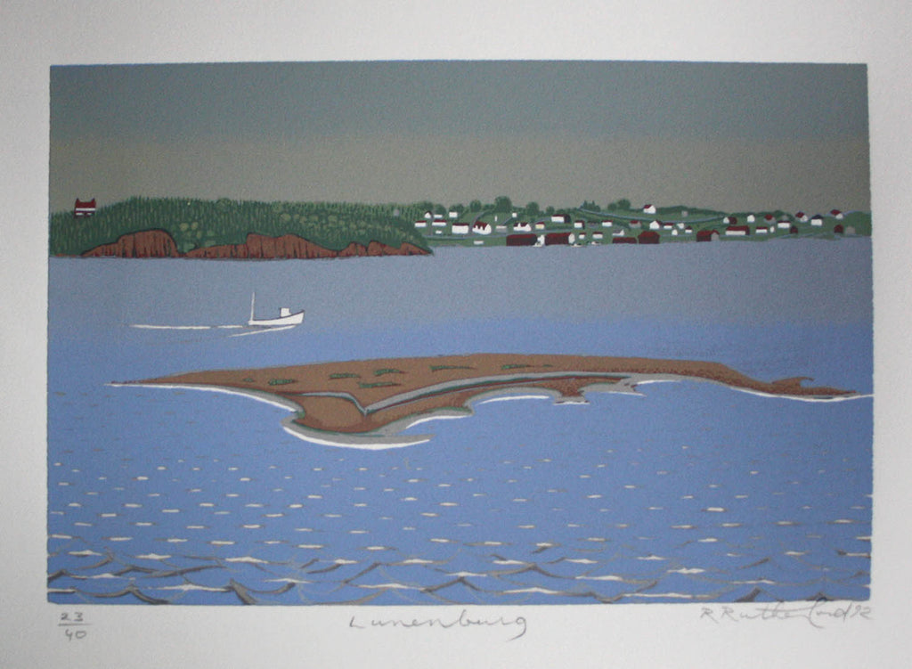 Robert Rutherford artwork 'Lunenburg' at Gallery78 Fredericton, New Brunswick