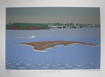 Robert Rutherford artwork 'Lunenburg' at Gallery78 Fredericton, New Brunswick