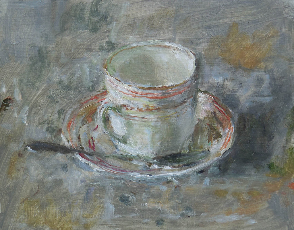 Stephen May artwork 'Cup and Saucer' at Gallery78 Fredericton, New Brunswick