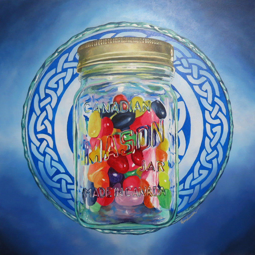 Andrew Henderson artwork 'Celtic Candy' at Gallery78 Fredericton, New Brunswick