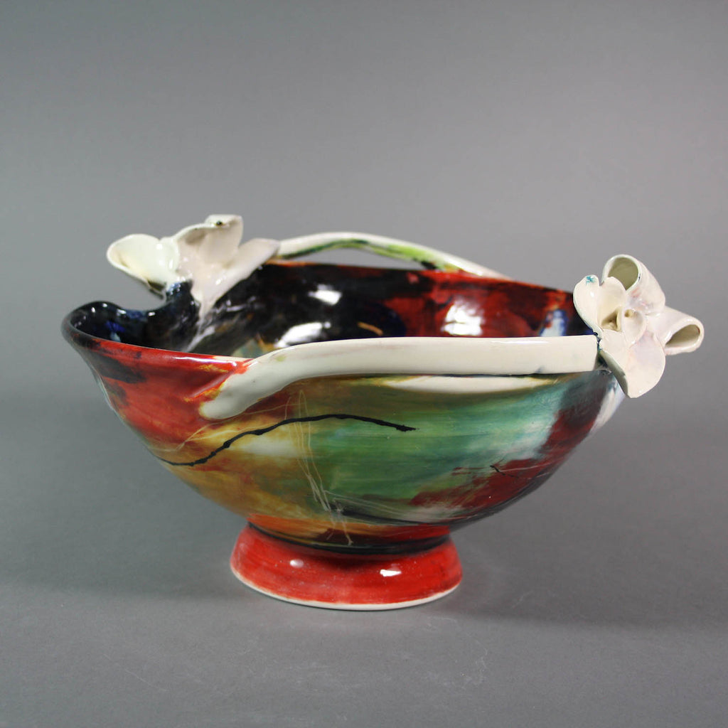 Wendy Johnston artwork 'Veggie Serving Bowl' at Gallery78 Fredericton, New Brunswick