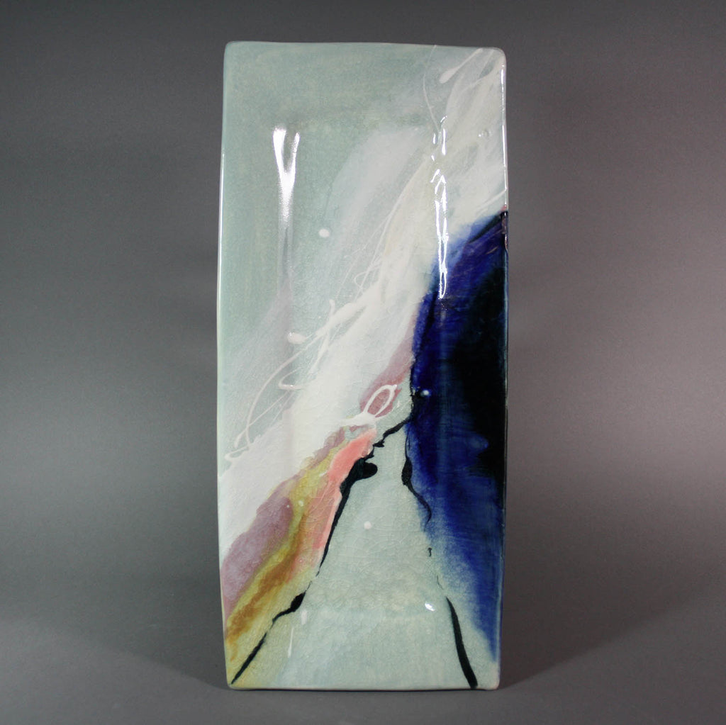 Karen Burk artwork 'Abstract Series: Rectangular Platter' at Gallery78 Fredericton, New Brunswick