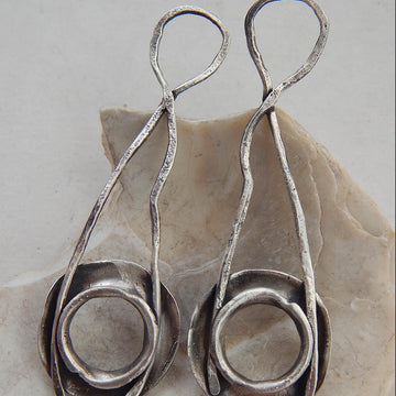 Clare Bridge artwork 'Earrings, Grommets' at Gallery78 Fredericton, New Brunswick