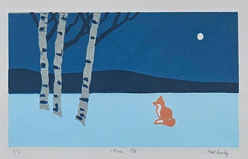 Paul Healey artwork 'Moon Fox' at Gallery78 Fredericton, New Brunswick