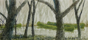 David McKay artwork 'Little Creek off the Nashwaak' at Gallery78 Fredericton, New Brunswick