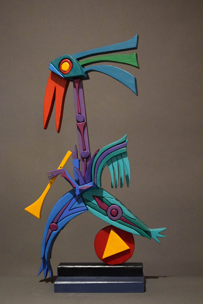 Werner Arnold artwork 'Honking Music' at Gallery78 Fredericton, New Brunswick