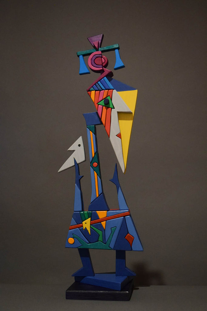 Werner Arnold artwork 'Face with Yellow Shadow' at Gallery78 Fredericton, New Brunswick