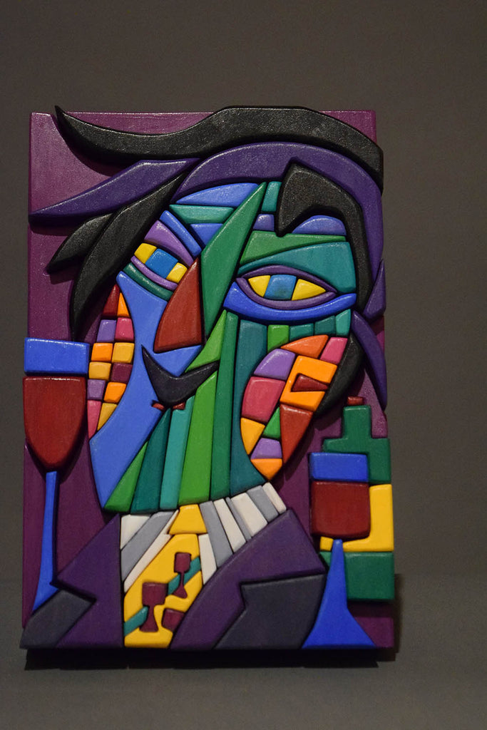 Werner Arnold artwork 'The Wine Connaisseur' at Gallery78 Fredericton, New Brunswick
