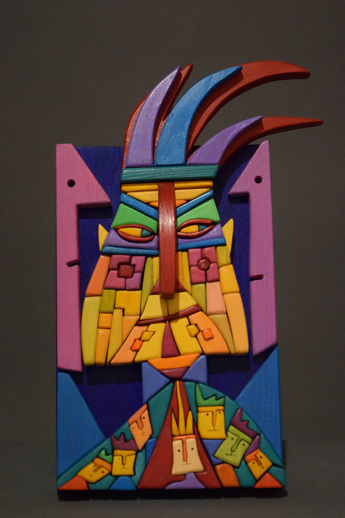 Werner Arnold artwork 'Uncle George with Friends' at Gallery78 Fredericton, New Brunswick