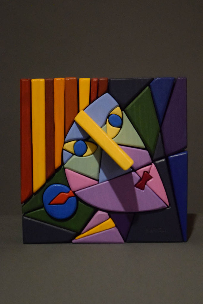 Werner Arnold artwork 'Girl with Yellow Nose' at Gallery78 Fredericton, New Brunswick