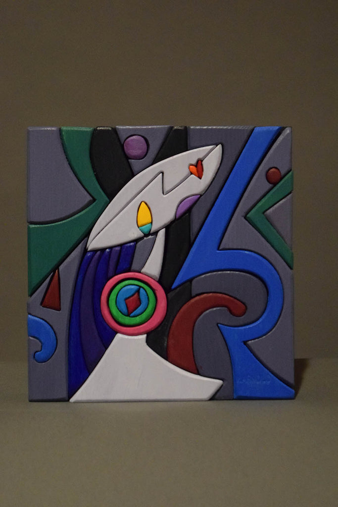 Werner Arnold artwork 'A Beauty with Big Earrings' at Gallery78 Fredericton, New Brunswick