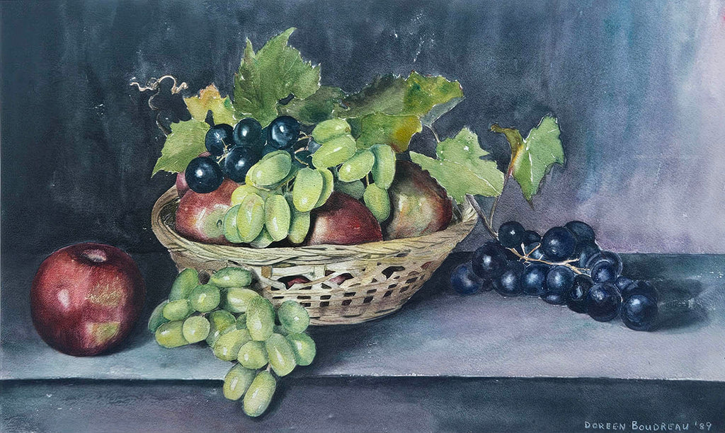 Doreen  Boudreau artwork 'Basket of Fruit' at Gallery78 Fredericton, New Brunswick