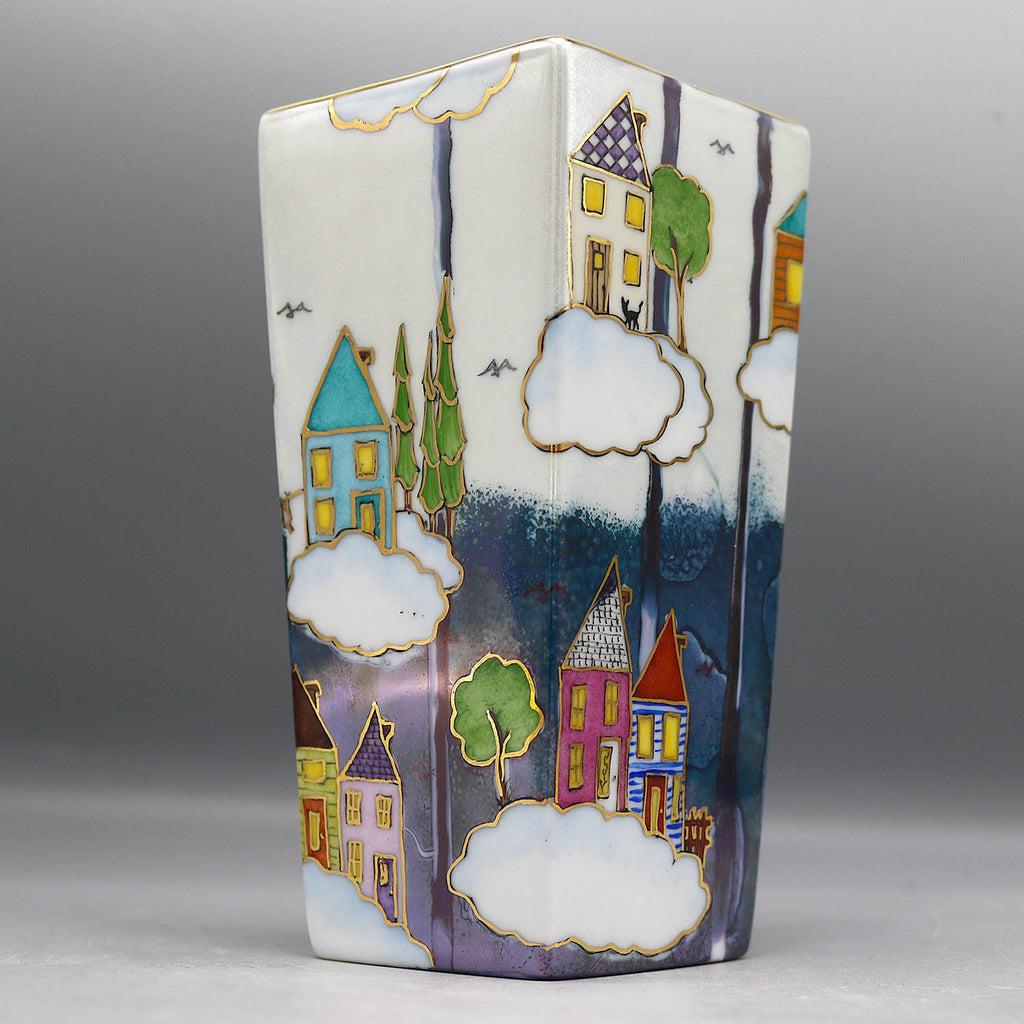 Isabelle Lafargue artwork 'Rêves suspendus au fil des nuages' at Gallery78 Fredericton, New Brunswick