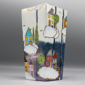 Isabelle Lafargue artwork 'Rêves suspendus au fil des nuages' at Gallery78 Fredericton, New Brunswick