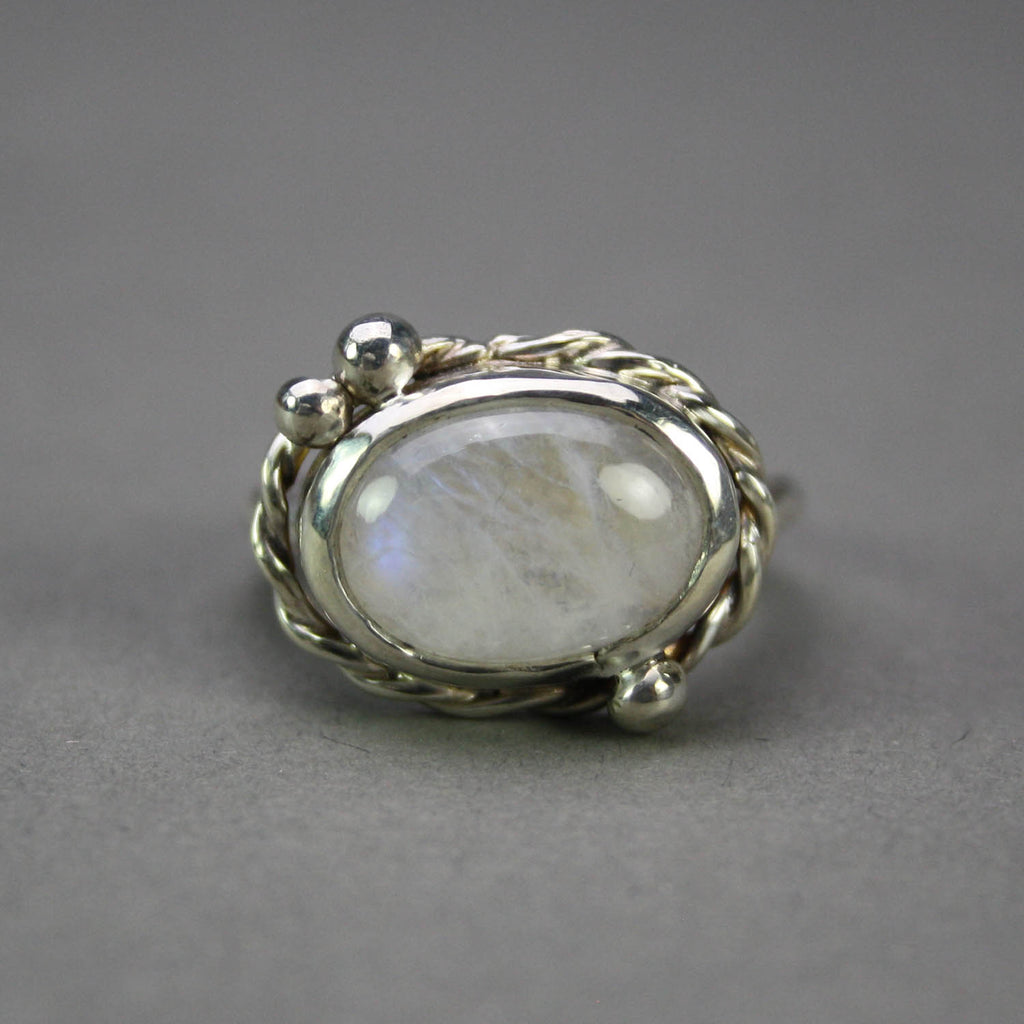 Sydney McGragh artwork 'McGragh Moonstone Ring' at Gallery78 Fredericton, New Brunswick