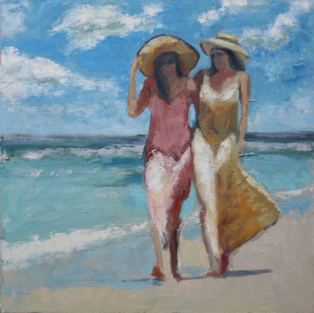 Amber Leger artwork 'Besties' at Gallery78 Fredericton, New Brunswick