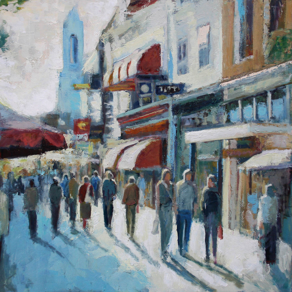 Amber Leger artwork 'Quaint Towns' at Gallery78 Fredericton, New Brunswick