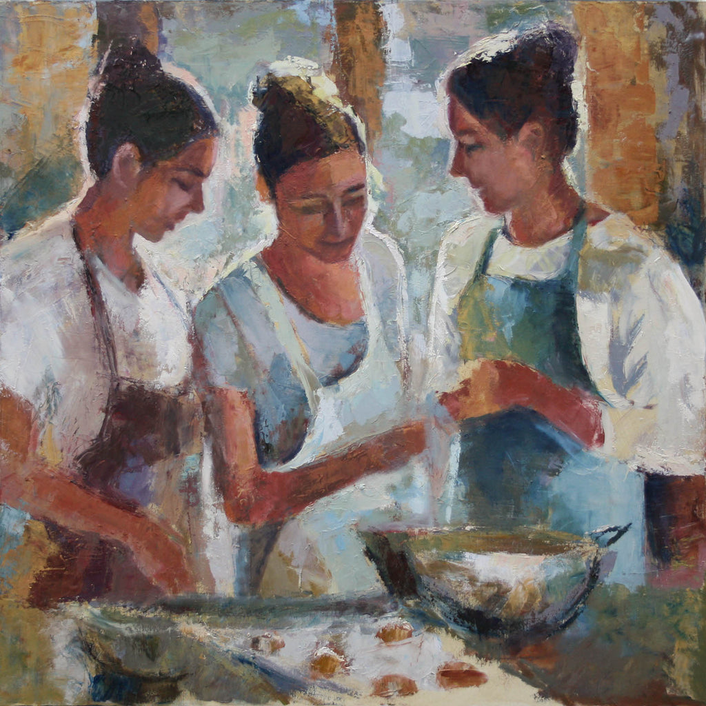 Amber Leger artwork 'Family Secrets' at Gallery78 Fredericton, New Brunswick