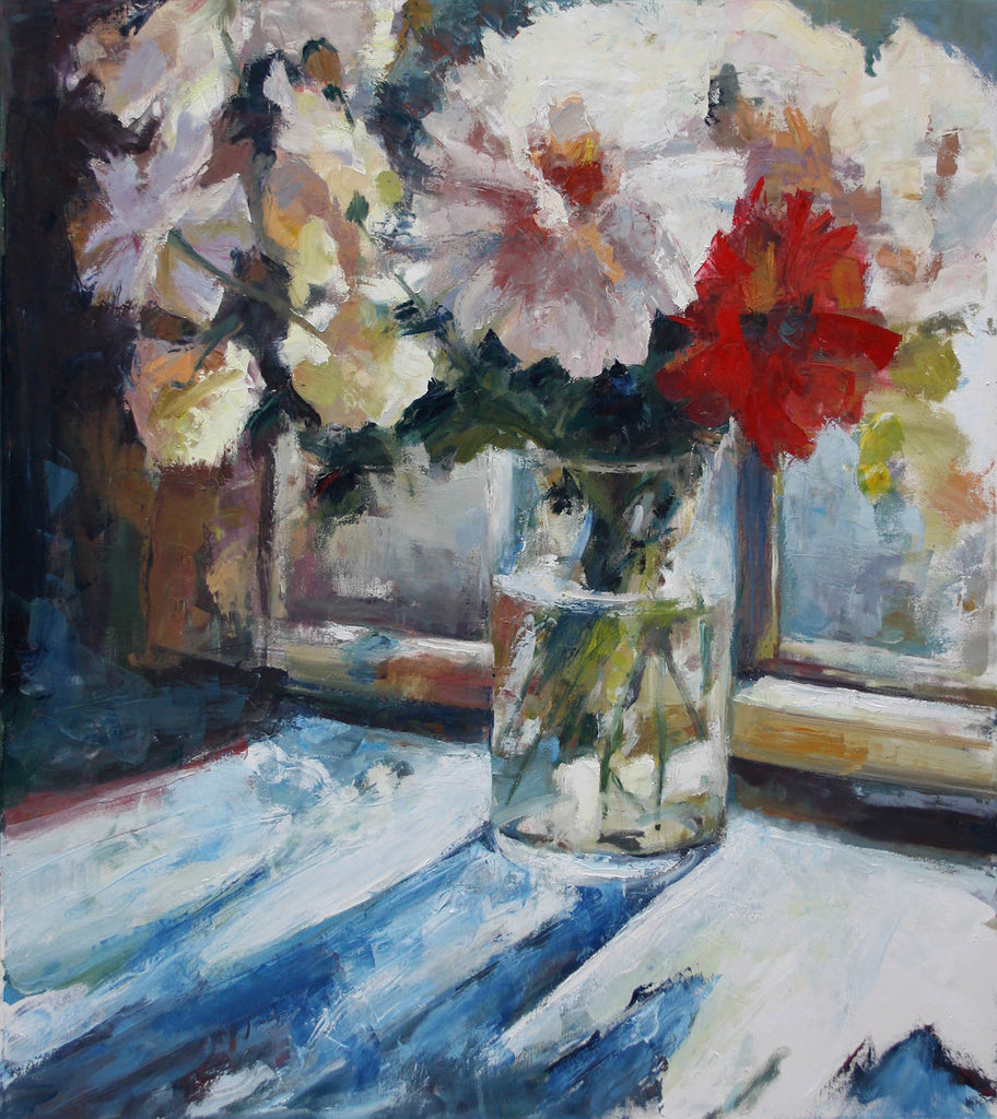 Amber Leger artwork 'Flower Arrangement' at Gallery78 Fredericton, New Brunswick