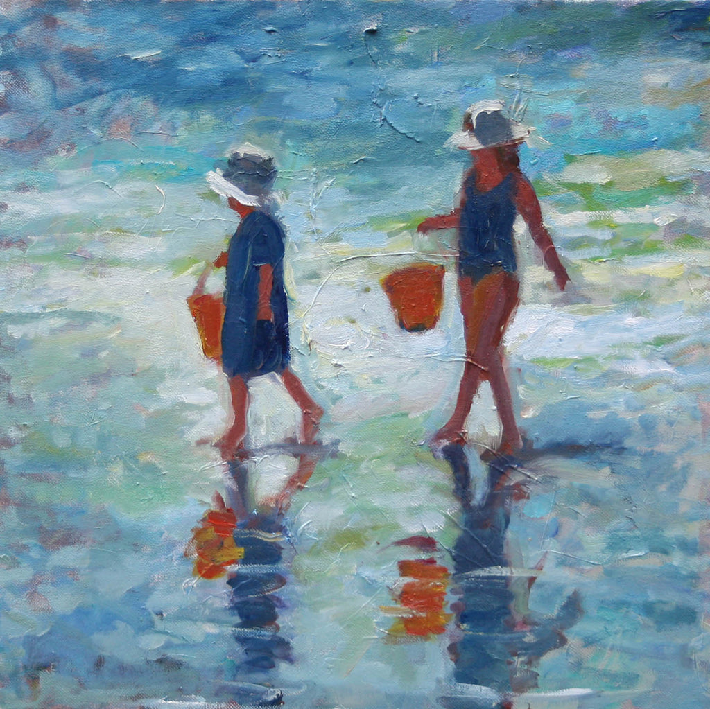Amber Leger artwork 'Treasure Hunt' at Gallery78 Fredericton, New Brunswick