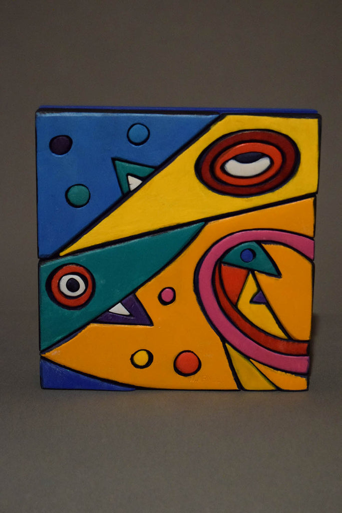 Werner Arnold artwork '3 Faces' at Gallery78 Fredericton, New Brunswick