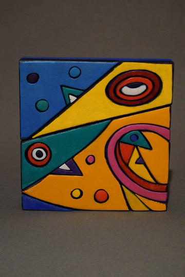 Werner Arnold artwork '3 Faces' at Gallery78 Fredericton, New Brunswick
