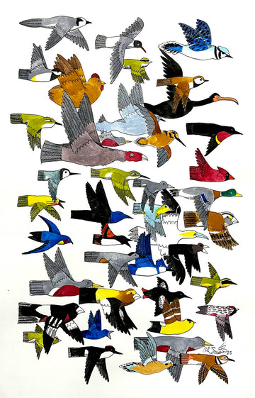 Colin Smith artwork 'The World Above' at Gallery78 Fredericton, New Brunswick