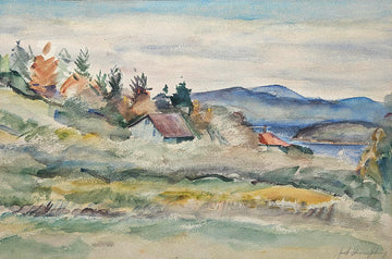 Jack Humphrey artwork 'Untitled (Rooftops)' at Gallery78 Fredericton, New Brunswick
