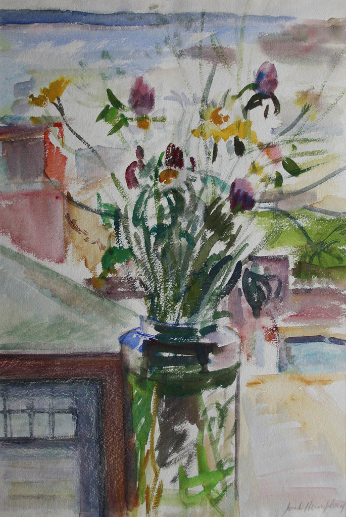 Jack Humphrey artwork 'Wildflowers in Glass Jar' at Gallery78 Fredericton, New Brunswick