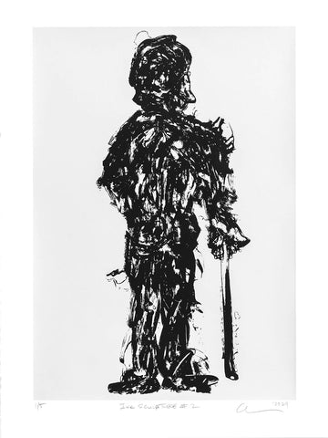 Alan Grabelsky artwork 'Ink Sculpture #2' at Gallery78 Fredericton, New Brunswick