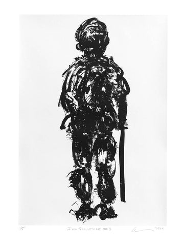 Alan Grabelsky artwork 'Ink Sculpture #3' at Gallery78 Fredericton, New Brunswick