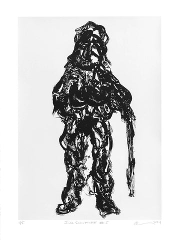 Alan Grabelsky artwork 'Ink Sculpture #5' at Gallery78 Fredericton, New Brunswick
