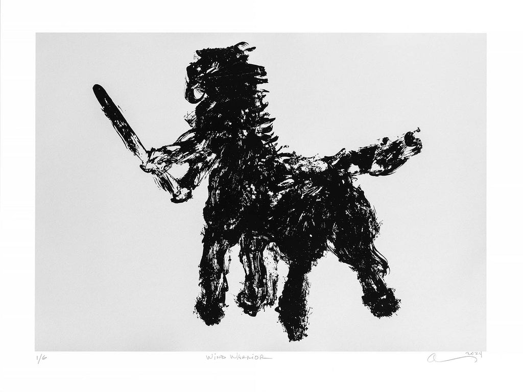 Alan Grabelsky artwork 'Wind Warrior' at Gallery78 Fredericton, New Brunswick