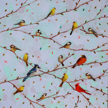 Paul Healey artwork 'Meeting' at Gallery78 Fredericton, New Brunswick