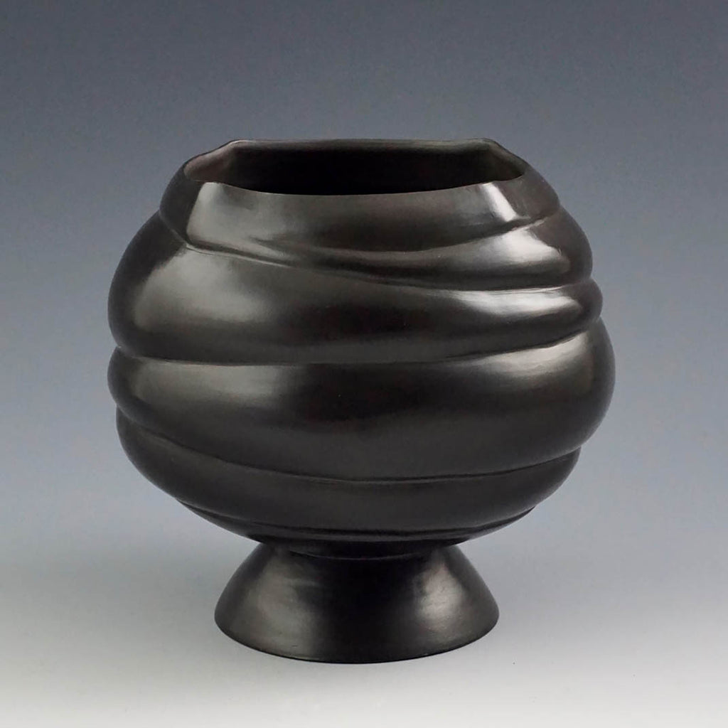 Judy Blake artwork 'Smoke-Fired Vessel' at Gallery78 Fredericton, New Brunswick