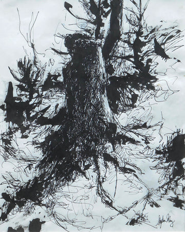 Stephen May artwork 'Tree Stump' at Gallery78 Fredericton, New Brunswick