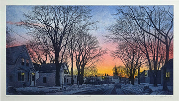 Anna Syperek artwork 'Main Street' at Gallery78 Fredericton, New Brunswick