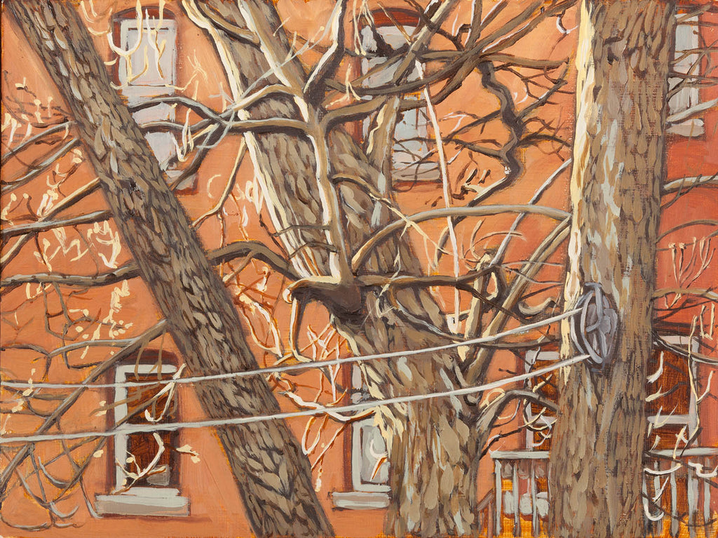 Diane Hiscox artwork 'End of Winter April #2' at Gallery78 Fredericton, New Brunswick