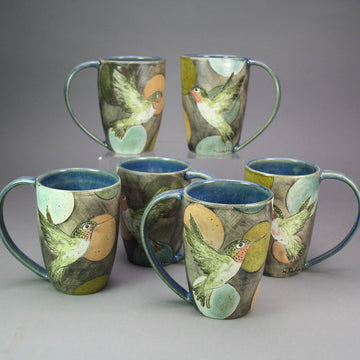 Marla Benton artwork 'Hummingbird Design: Mug' at Gallery78 Fredericton, New Brunswick