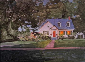 Sarah Sackville artwork 'Gladiolus' at Gallery78 Fredericton, New Brunswick
