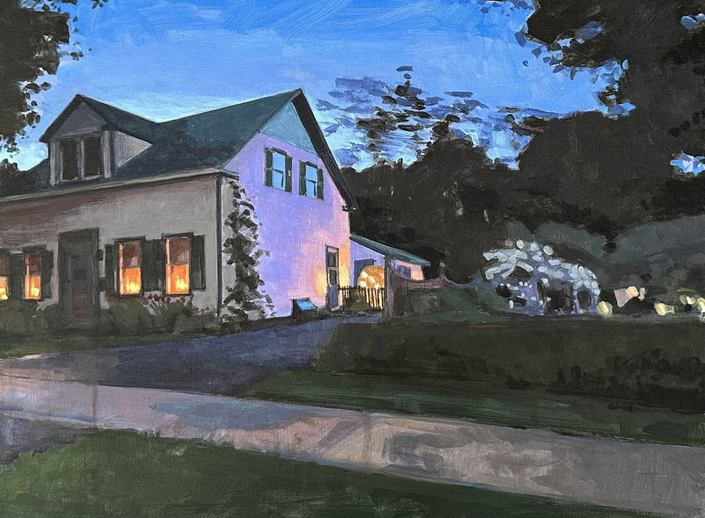 Sarah Sackville artwork 'Window Candles' at Gallery78 Fredericton, New Brunswick